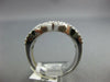 WIDE 1.92CT DIAMOND 18K WHITE GOLD 3D ROUND & BAGUETTE INFINITY ANNIVERSARY RING