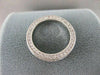 ANTIQUE 1.66CTW DIAMOND 14KT WHITE GOLD ETERNITY WEDDING ANNIVERSARY RING #12580
