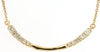 ESTATE .22CT DIAMOND 14K YELLOW GOLD 3D ROUND GRADUATING HAPPY FACE FUN NECKLACE