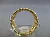 ESTATE WIDE .42CT DIAMOND 14K YELLOW GOLD MULTI OVAL LOVE KNOT FILIGREE FUN RING