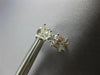 .92CT DIAMOND 18KT WHITE GOLD 3D KITE CUT & BAGUETTE INVISIBLE HANGING EARRINGS