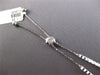 1.20CT DIAMOND 14KT WHITE GOLD 3D ROUND 2.5MM HEXAGON ADJUSTABLE TENNIS BRACELET