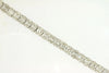 ESTATE 6.15CT DIAMOND 14KT WHITE GOLD 3D OVAL CLASSIC TENNIS BRACELET