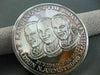 LANDING ON THE MOON E.ALDRIN N.ARMSTRONG M.COLLINS SILVER COIN 925 #22195