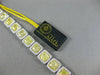 LARGE 1.86CT WHITE & FANCY YELLOW DIAMOND 18KT TWO TONE GOLD 3D TENNIS BRACELET