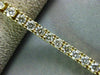 ESTATE 6.50CT ROUND CUT DIAMOND 18KT YELLOW GOLD CLASSIC TENNIS BRACELET #21747