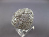 EXTRA LARGE 6.23CT DIAMOND 18KT WHITE GOLD MARQUISE & PEAR SHAPE COCKTAIL RING
