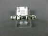 ESTATE .45CT ROUND & BAGUETTE DIAMOND & AAA EMERALD 14KT WHITE GOLD RING #4731