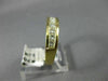 ESTATE .75CT DIAMOND 14K YELLOW GOLD PRINCESS CHANNEL ANNIVERSARY RING #20521