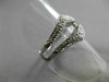 ANTIQUE WIDE .18CT OLD MINE DIAMOND 14KT WHITE GOLD PAVE INSERT RING #22030