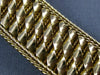 ANTIQUE GRUEN 1.40CT DIAMOND 18K WHITE & YELLOW GOLD HIDDEN WATCH BRACELET#21477