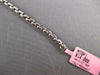 ESTATE LONG .10CT DIAMOND 14KT WHITE GOLD 3D CLASSIC BARREL LOVE BRACELET