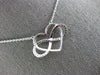 ESTATE .56CT DIAMOND 14KT WHITE & ROSE GOLD BY THE YARD INFINITY HEART NECKLACE