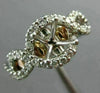 LARGE .75CT DIAMOND 14K WHITE & ROSE GOLD 3D FILIGREE SEMI MOUNT ENGAGEMENT RING