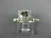 ESTATE .52CT DIAMOND 18K WHITE GOLD 3D ROUND 3mm BEZEL ETERNITY ANNIVERSARY RING