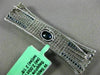 ESTATE LARGE 2.90CT DIAMOND & AAA SAPPHIRE 18KT WHITE GOLD 3D BOW TIE BROOCH PIN