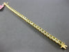 GIA LARGE 20.77CT FANCY YELLOW DIAMOND 18KT YELLOW GOLD CUSHION TENNIS BRACELET