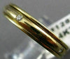 ESTATE .15CT DIAMOND 14KT YELLOW GOLD 3D CLASSIC ETOILE ANNIVERSARY RING #12887