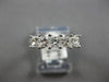 .90CT DIAMOND 14KT WHITE GOLD 3D 5 STONE SHARED PRONG WEDDING ANNIVERSARY RING