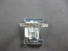ESTATE .60CT DIAMOND 18KT WHITE GOLD PRINCESS CHANNEL INVISIBLE ANNIVERSARY RING