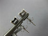 .65CT DIAMOND 18KT WHITE GOLD 3D ROUND & BAGUETTE SQUARE INVISIBLE STUD EARRINGS