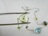 ANTIQUE 43CTW MULTI COLOR / MULTI SHAPE 14KT W NECKLACE