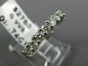 ESTATE .74CT DIAMOND 14KT WHITE GOLD SEMI ETERNITY WEDDING ANNIVERSARY RING 1211