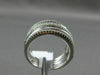 ESTATE .56CT ROUND DIAMOND 14KT WHITE GOLD 3D MULTI ROW CRISS CROSS LOVE RING