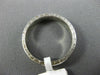 ESTATE WIDE 14KT WHITE GOLD 3D FILIGREE MILGRAIN WEDDING ANNIVERSARY RING #1061