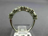 ESTATE 1.20CT ROUND & MARQUISE DIAMOND 14KT WHITE GOLD 3D ANNIVERSARY RING #2712