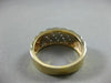 ANTIQUE .32CT OLD MINE DIAMOND 14KT 2 TONE GOLD WEDDING ANNIVERSARY RING #17243