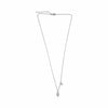 ESTATE 0.15CT DIAMOND CLUSTER BY THE YARD 14KT WHITE GOLD HAMSA LUCKY NECKLACE