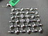 ESTATE EXTRA LARGE .96CT DIAMOND 18KT WHITE GOLD 3D CRISS CROSS SQUARE PENDANT