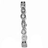 .33CT DIAMOND 18K WHITE GOLD ROUND & MARQUISE FILIGREE ETERNITY ANNIVERSARY RING