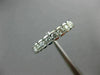 ESTATE .50CT DIAMOND 14KT WHITE GOLD 9 STONE SEMI BEZEL ETOILE ANNIVERSARY RING