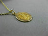 ESTATE SMALL 14KT YELLOW GOLD SACRED HEART OF MARY PRAY FOR US PENDANT #25003