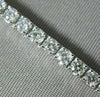 ESTATE 5.0CT ROUND CUT DIAMOND 14KT WHITE GOLD 3mm CLASSIC TENNIS BRACELET