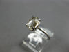 1.51CT SALT & PEPPER DIAMOND 18KT WHITE GOLD 3D OVAL SOLITAIRE ENGAGEMENT RING