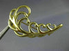 ESTATE LARGE TIFFANY & CO. 18K YELLOW GOLD CLASSIC FEATHER LEAF BROOCH PIN 26542