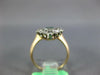 LARGE 3.60CT DIAMOND & AAA EMERALD PLATINUM & 14K YELLOW GOLD 3D ENGAGEMENT RING