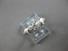 .40CT DIAMOND 14KT WHITE GOLD 3D CLASSIC ROUND & BAGUETTE ENGAGEMENT RING #27997