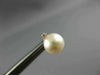 .04CT DIAMOND & AAA SOUTH SEA PEARL 14KT YELLOW GOLD 3D STUD EARRINGS #MILANO43