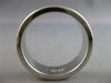 LARGE CLASSIC PLATINUM 7MM MATTE AND SHINY SOLID WEDDING ANNIVERSARY RING #28048