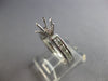 .60CT DIAMOND 14KT WHITE GOLD SIX PRONG CHANNEL SEMI MOUNT ENGAGEMENT RING 28073