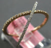 ESTATE .24CT DIAMOND 14KT WHITE & ROSE GOLD 3D CRISS CROSS X INFINITY LOVE RING
