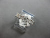 .85CT DIAMOND 14K WHITE GOLD PRINCESS 5 STONE INVISIBLE WEDDING ANNIVERSARY RING