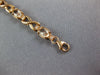 LONG 4.15CT DIAMOND & AAA MORGANITE 14K ROSE GOLD 3D OVAL X LOVE TENNIS BRACELET