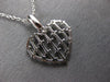 ESTATE .20CT DIAMOND 14KT WHITE GOLD 3D MULTI BAR BY THE YARD FLOATING PENDANT