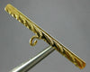 ESTATE 14KT YELLOW GOLD 3D CLASSIC RECTANGULAR SAFETY PIN #26243