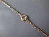 ESTATE LARGE 1.0CT DIAMOND 14K WHITE & ROSE GOLD 3D CLASSIC BY THE YARD NECKLACE